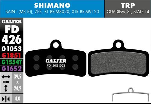 GALFER FD426 klocki hamulcowe Shimano Saint/Zee