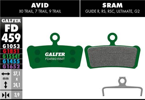 GALFER FD459 klocki hamulcowe Avid/SRAM Guide