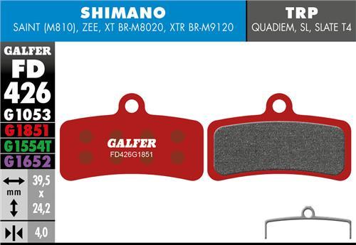 GALFER FD426 klocki hamulcowe Shimano Saint/Zee