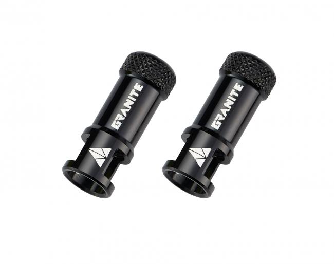Granite Juicy Valve Cap - czarne