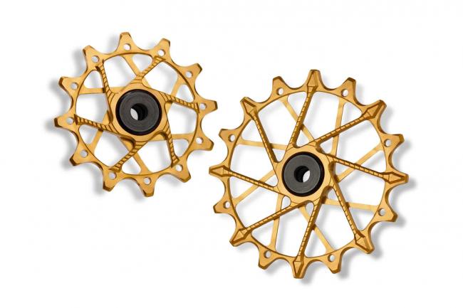 Garbaruk RD Pulleys SRAM – wózek Garbaruk 11s/12s - złote