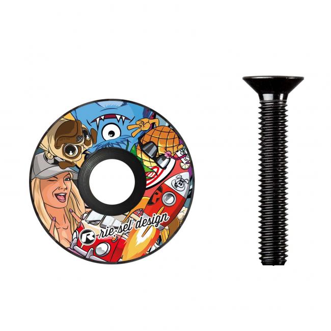 Kapsel Riesel stem:cap stickerbomb eyecatcher