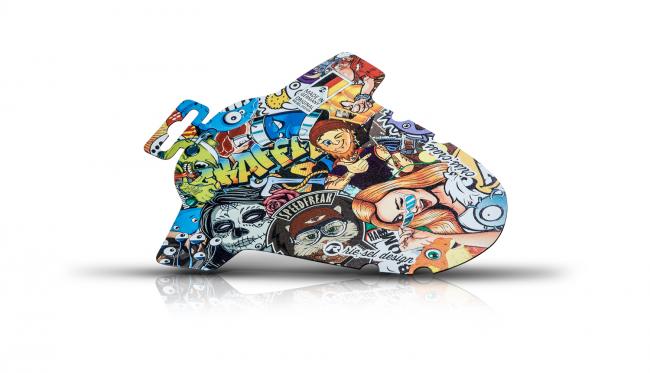 Błotnik RIESEL criss:cross stickerbomb