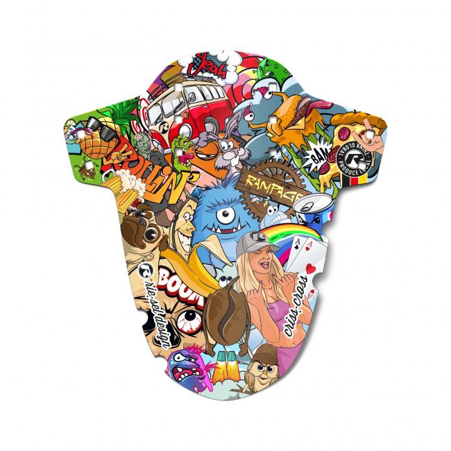 Błotnik RIESEL criss:cross stickerbomb eyecatcher