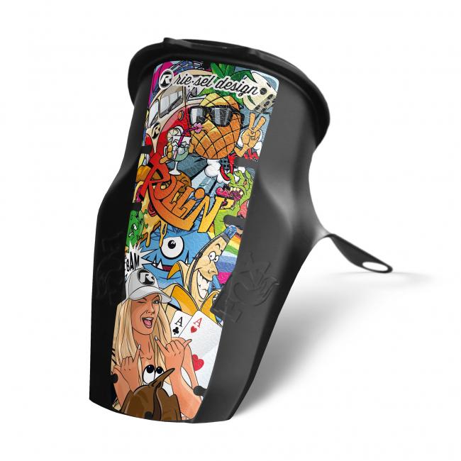 Naklejka RIESEL FOX: COAT stickerbomb eyecatcher