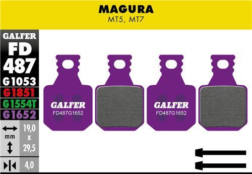 GALFER FD487 klocki hamulcowe Magura MT5 MT7