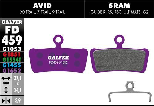 GALFER FD459 klocki hamulcowe Avid/SRAM Guide