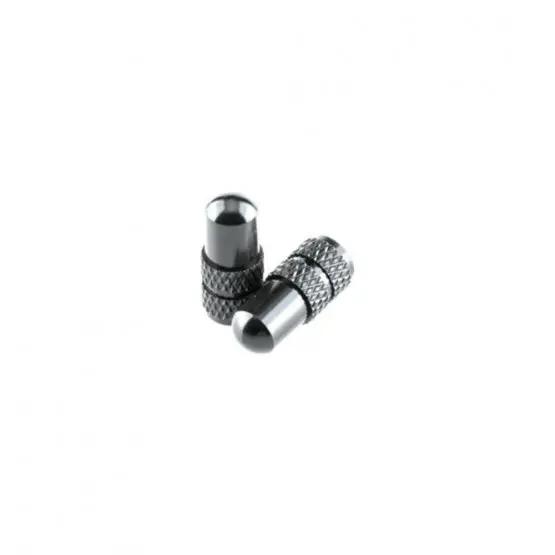 DEITY Crown Valve Caps - platynowe