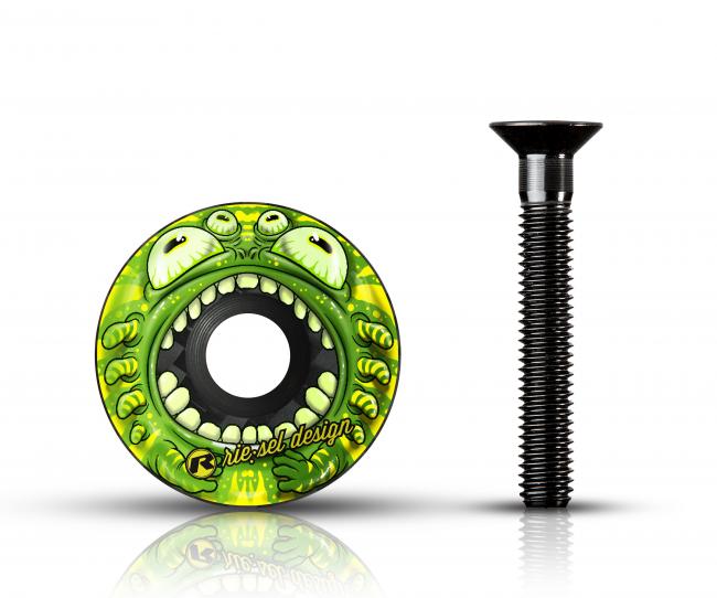 Kapsel Riesel stem:cap monster green