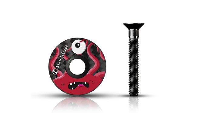 Kapsel Riesel stem:cap monster red
