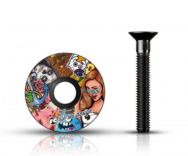 Kapsel Riesel stem:cap stickerbomb II