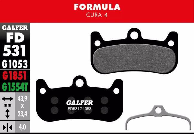 GALFER FD531 klocki hamulcowe Formula Cura 4