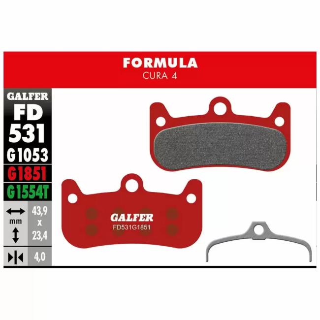 GALFER FD531 klocki hamulcowe Formula Cura 4