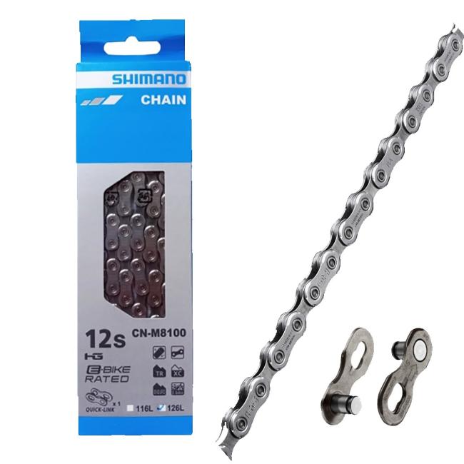 Łańcuch Shimano XT CN-M8100 12s, 126 ogniw