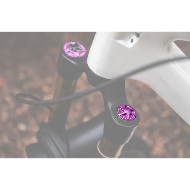 Oak Components Forkcap AIR for suspension fork valve Fox / RockShox - Purple