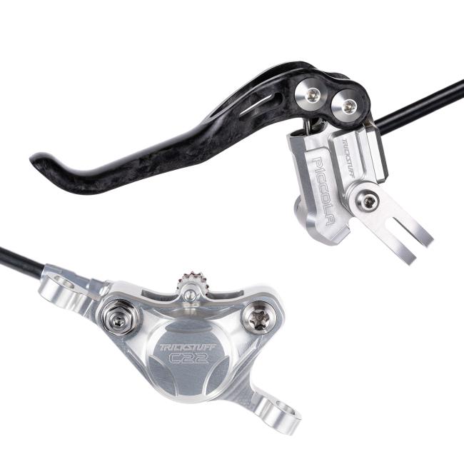 XC hydraulic disc brakes Trickstuff Piccola  Carbon PM/PM Silver