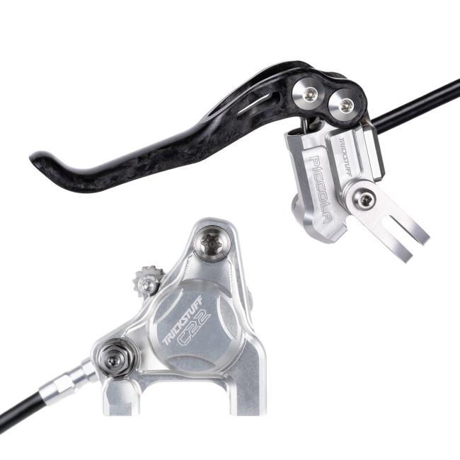 XC hydraulic disc brakes Trickstuff Piccola Carbon FM/FM Silver