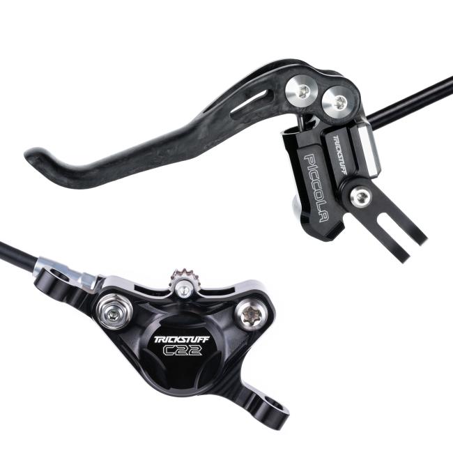 XC hydraulic disc brakes Trickstuff Piccola  Carbon PM/PM Black-Silver