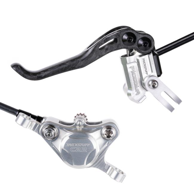 XC hydraulic disc brakes Trickstuff Piccola  Carbon PM/PM Silver-Black