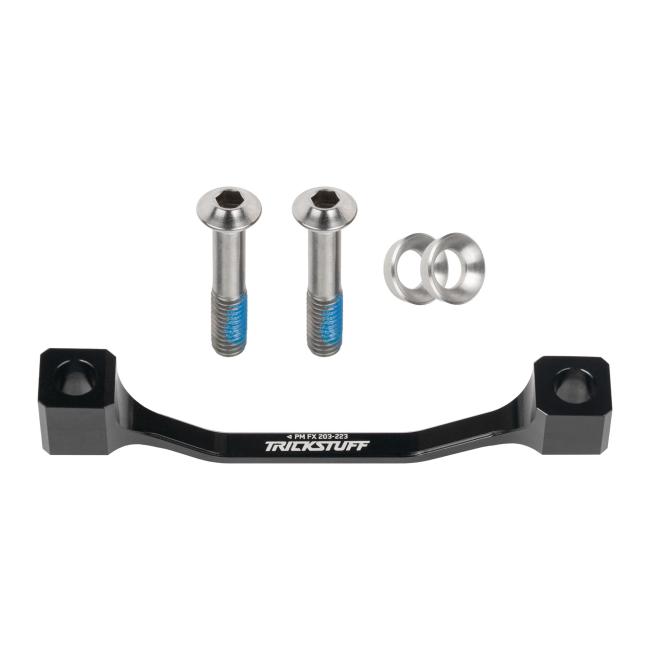 Postmount brake adapter Trickstuff +  FOX 40 203–223 mm - Black