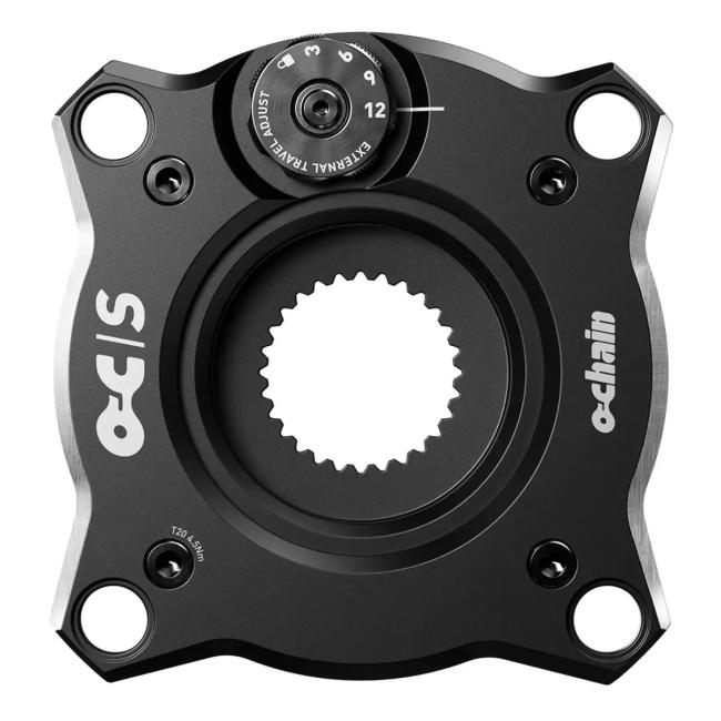 SRAM AM Ochain S Spider - Black - CL55 - 104bcd Bosch Direct Mount interface - External Travel Adjust - BOSCH DU38 compatible