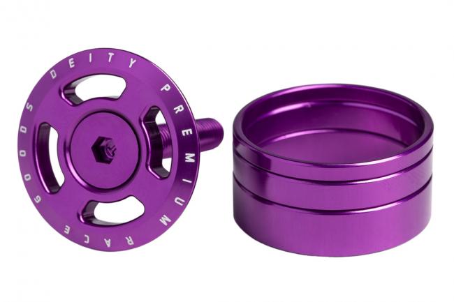 DEITY Crosshair – Kapsel KIT – purpurowy
